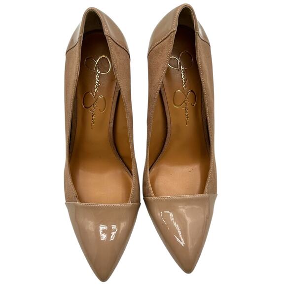 Jessica Simpson Women's Chai Latte Poali Pointed Toe Pump Size 8.5 M - Picture 3 of 11